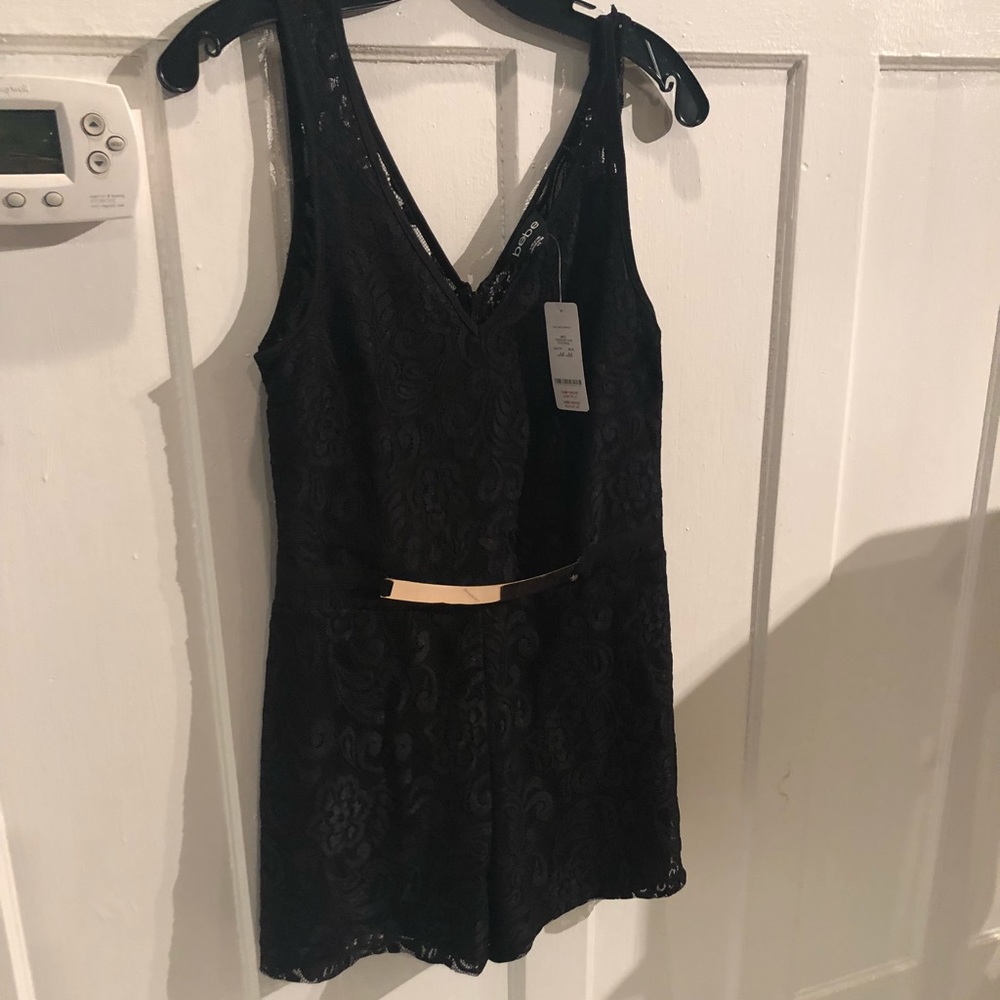 Bebe one piece jumper shorts